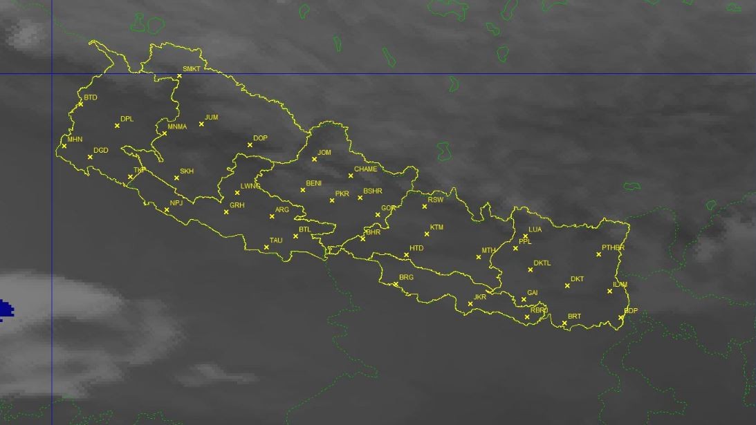 नेपालमा बंगालको खाडीको प्रभाव, आजको मौसम कुन प्रदेशमा कस्तो ?