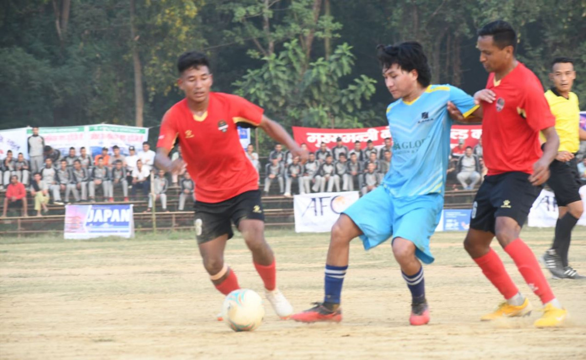 मुख्यमन्त्री कोहलपुर गोल्डकप : ३—१ ले पराजित गर्दै त्रिभुवन आर्मी विजयी