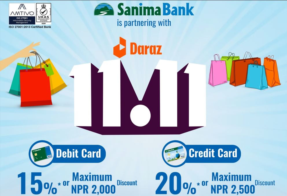 Sanima Bank Partners with Daraz for “Daraz 11.11” Campaign